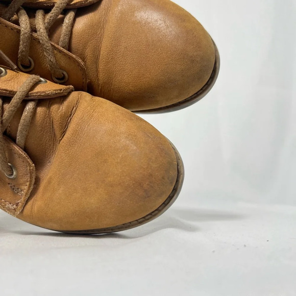 Steve Madden Rubin Booties Size 6 Brown Leather Rugged Chic - Picture 9 of 13